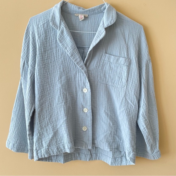MADEWELL Lightspun Oversized Pajama Top (Top Only) - Picture 2 of 6